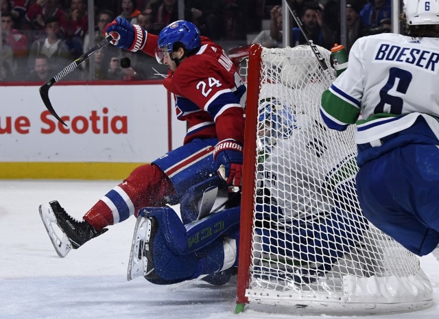 Vancouver Canucks and the Montreal Canadiens