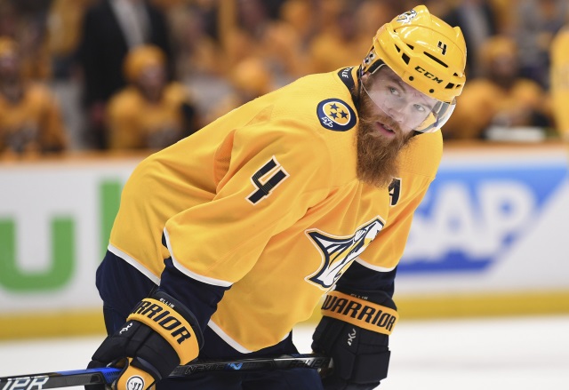 Ryan Ellis is eligible for a contract extension on July 1, and he's hoping for a long-term deal with the Nashville Predators.