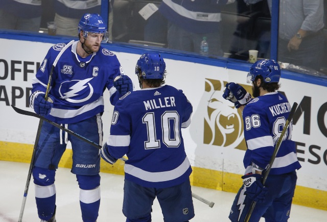 The Tampa Bay Lightning and Nikita Kucherov may not talk contract extension till next season. J.T. Miller could ask for a five- or six-year deal.