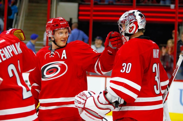 The Carolina Hurricanes are reportedly shopping Jeff Skinner. No decision has been made involving pending UFAs Cam Ward, Derek Ryan and Lee Stempniak.