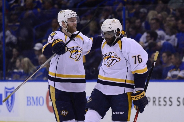 Nashville Predators GM says no one has called him about P.K. Subban. A Ryan Ellis extension is an offseason priority.