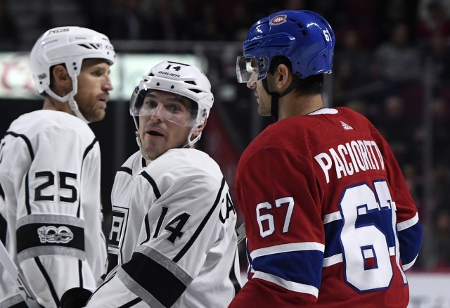 The Los Angeles Kings presented the Montreal Canadiens a trade offer for Max Pacioretty before round two that contained a contract extension.