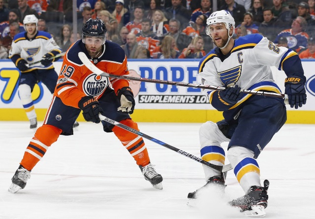 The St. Louis Blues are interested in Patrick Maroon.