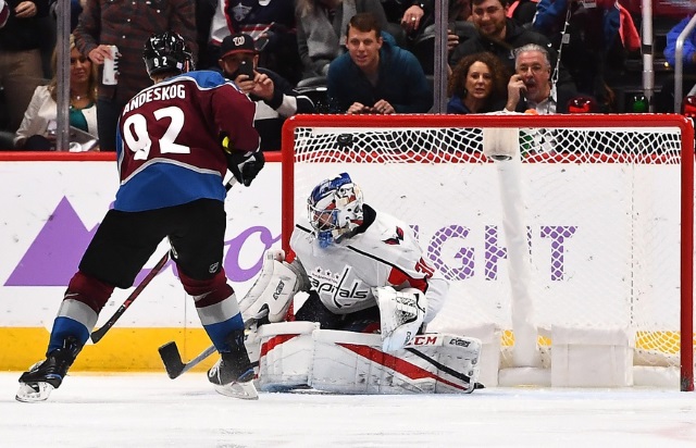 Washington Capital traded Philipp Grubauer and Brooks Orpik to the Colorado Avalanche for a 2018 2nd round pick.