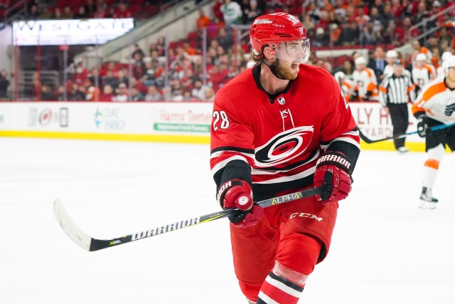 The Carolina Hurricanes and Elias Lindholm could be a million apart on a contract extension, so he could be on the move.
