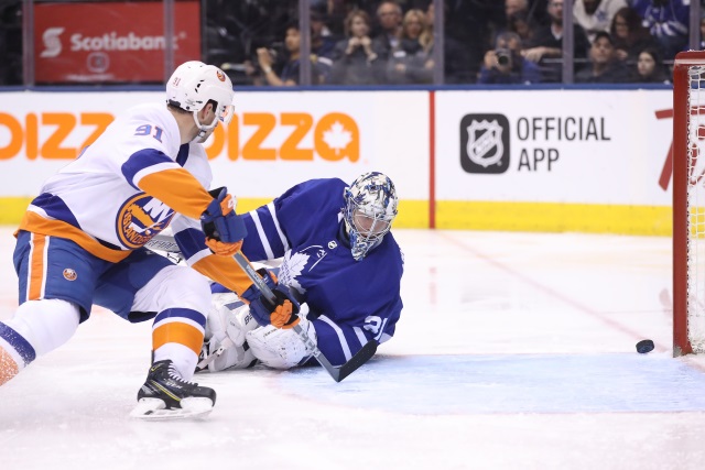 The Toronto Maple Leafs could be preparing a sales pitch for New York Islanders pending free agent John Tavares.