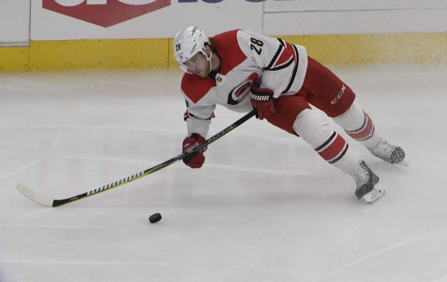 Contract talks between the Carolina Hurricanes and Elias Lindholm's didn't go well, so he could be moved tonight.