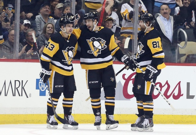The Pittsburgh Penguins could consider moving any of Phil Kessel, Derick Brassard or Conor Sheary.