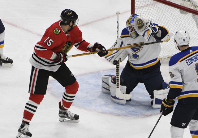 The Chicago Blackhawks could be interested in Carter Hutton. Artem Anisimov's no-movement clause turns to a partial no-trade clause on July 1st.