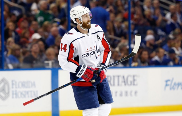 Washington Capitals defenseman Brooks Oprik is one of the many potential NHL buyout candidates. The buyout window opens later this week.