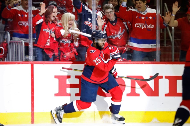 Devante Smith-Pelly was one player who didn't receive a qualifying offer today