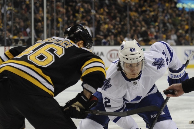 Tyler Bozak getting interest including from the Toronto Maple Leafs. The Boston Bruins have asked about David Krejci and David Backes no-movement clauses and asked for no-trade lists.