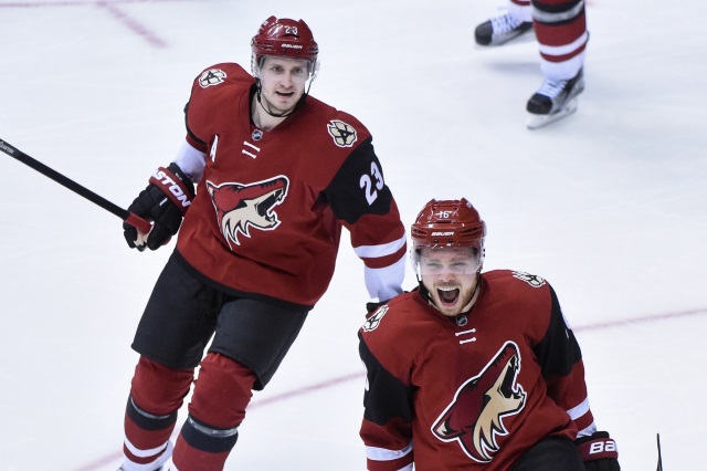 The Arizona Coyotes are talking with Oliver Ekman-Larsson about a long-term contract extension