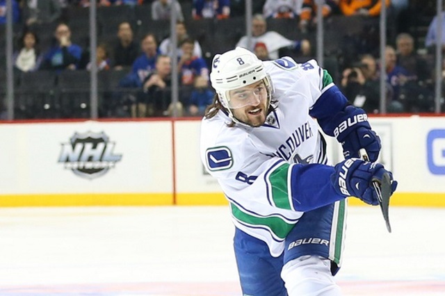 The Toronto Maple Leafs are still interested in Vancouver Canucks defenseman Chris Tanev.