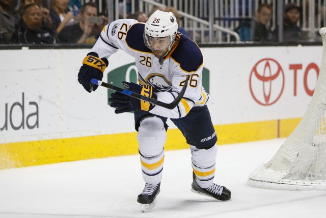 Buffalo Sabres forward Matt Moulson is potentially one NHL buyout candidate from the Atlantic division