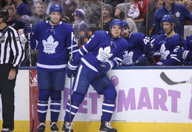 Auston Matthews said that contract extension talks with the Toronto Maple Leafs are underway but the sides are not in a rush.