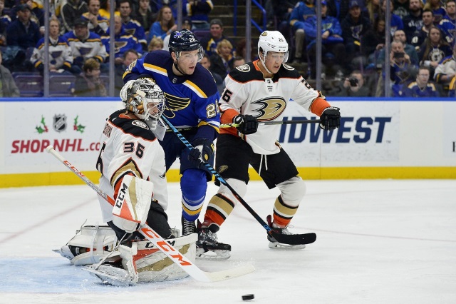 The Anaheim Ducks and Brandon Montour submit arbitration numbers