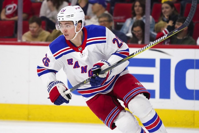 The New York Rangers re-signed Jimmy Vesey.