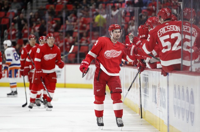 Dylan Larkin isn't looking to handcuff the Detroit Red Wings in the future.