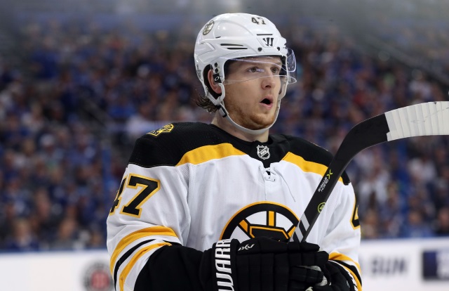 The Boston Bruins could look to trade defenseman Torey Krug for a scoring forward that would fit in their top-six.