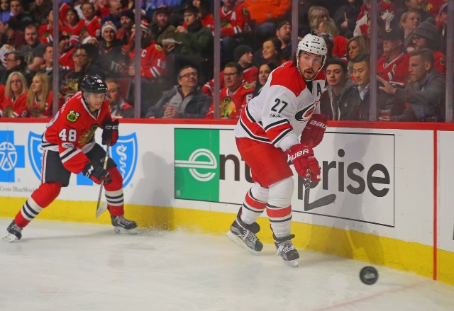 The Chicago Blackhawks are looking at Carolina Hurricanes defenseman Justin Faulk with the extra salary cap space they now have.