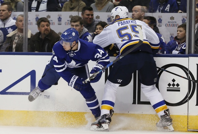 Could the Toronto Maple Leafs and St. Louis Blues be talking trade?