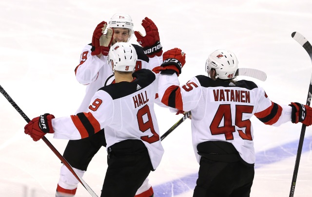 Taylor Hall, Sami Vatanen, and Nico Hischier will be all eligible for contract extensions next offseason.