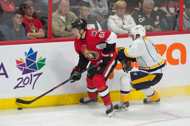 There is still plenty of time for the Ottawa Senators and Mark Stone to agree on an extension. Ryan Ellis and the Nashville Predators having consistent and continual conversations.