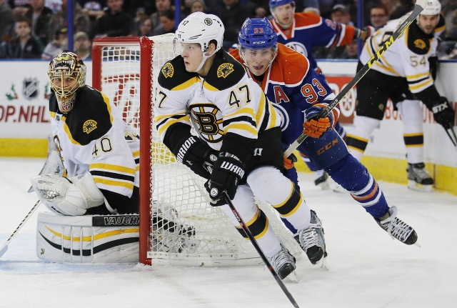 The Edmonton Oilers could come calling on the Boston Bruins on defenseman Torey Krug.