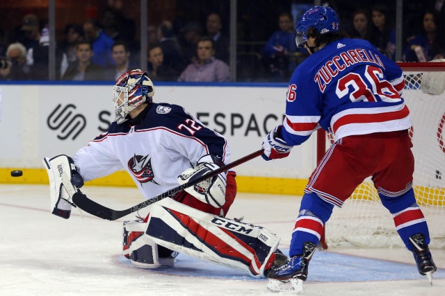 New York Rangers forward Mats Zuccarello wants to stay. Columbus Blue Jackets have tough decisions on what to do with Sergei Bobrovsky and Artemi Panarin.