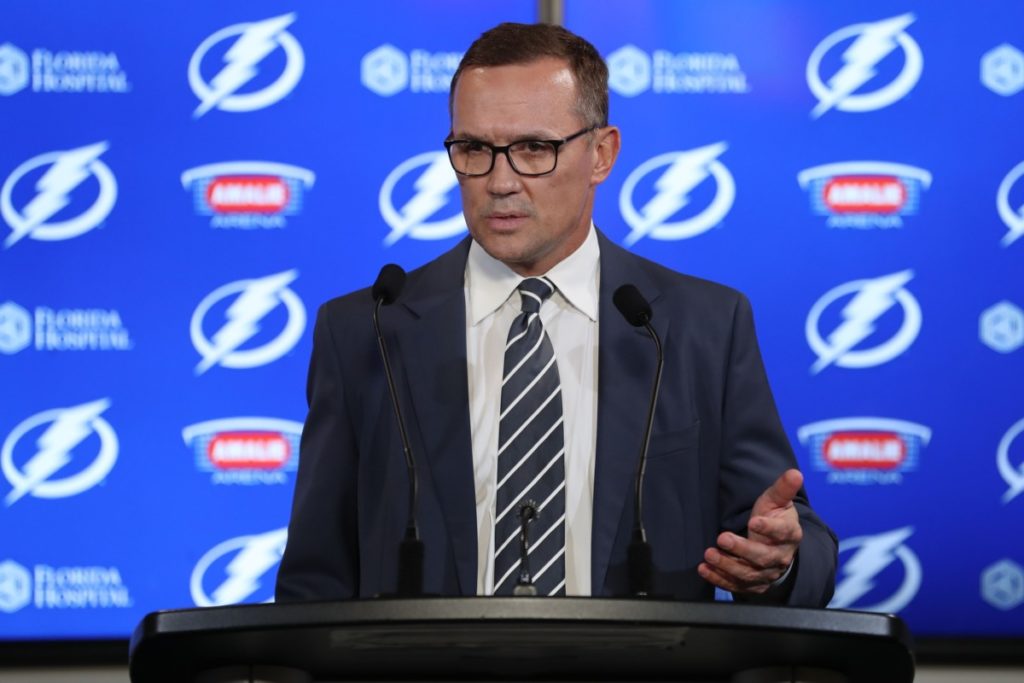 NHL News: Steve Yzerman will step down as the general manager of the Tampa Bay Lightning. Julian BriseBois will take over as team GM.