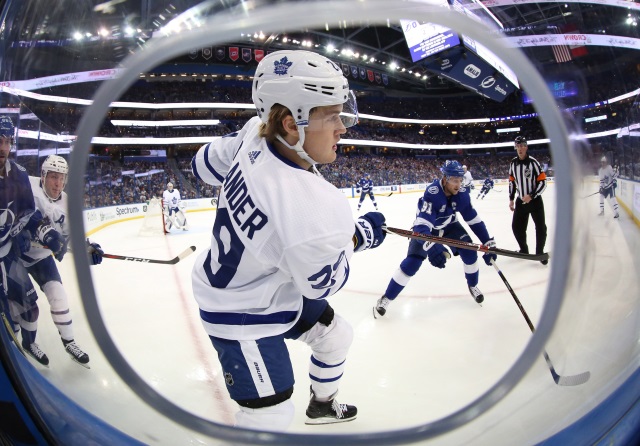 The Toronto Maple Leafs are getting calls on William Nylander. They aren't shopping him as contract talks progress.