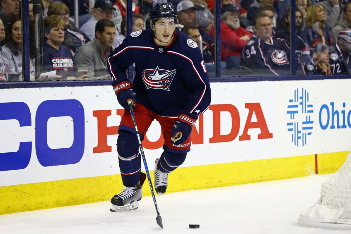 Columbus Blue Jackets Zach Werenski hopes to get into a preseason game or two