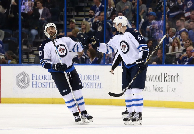 The Winnipeg Jets are trying a Dustin Byfuglien and Tyler Myers pairing.