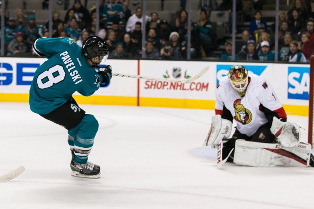 There haven't been any significant contract extension talks between the San Jose Sharks and Joe Pavelski.