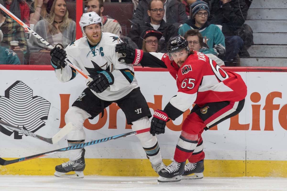 The Ottawa Senators have traded defenseman Erik Karlsson to the San Jose Sharks