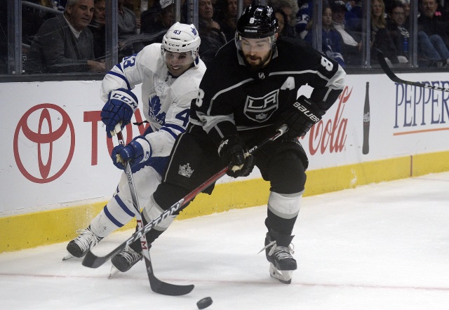 Drew Doughty said he used the Toronto Maple Leafs so the Los Angeles Kings wouldn't screw him.