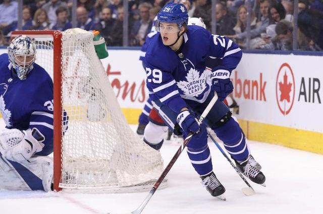 The longer Toronto Maple Leafs restricted free agent William Nylander remains unsigned, the lower his future salary cap number will be.