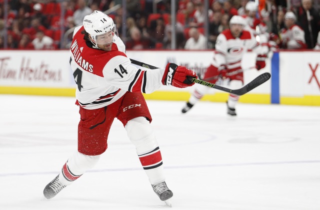 Justin Williams is the top free agent winger in our over 35 class.
