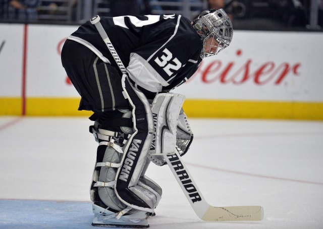 Jonathan Quick is just one of several goaltenders that has been hit with an injury.