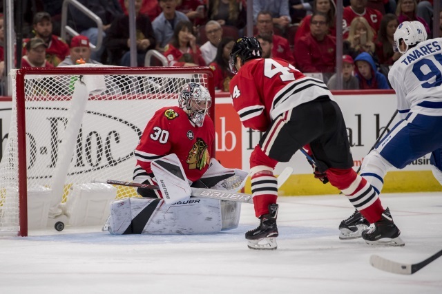 Cam Ward's no-movement clause may mean Anton Forsberg gets traded or put on waivers.