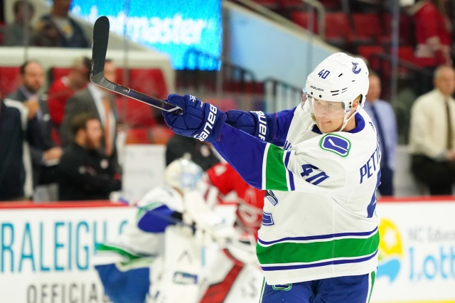 Elias Pettersson is one of this seasons early Calder Trophy candidates