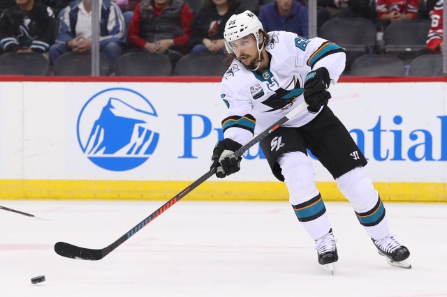 Erik Karlsson can't sign an eight-year deal with the San Jose Sharks until after the NHL trade deadline.