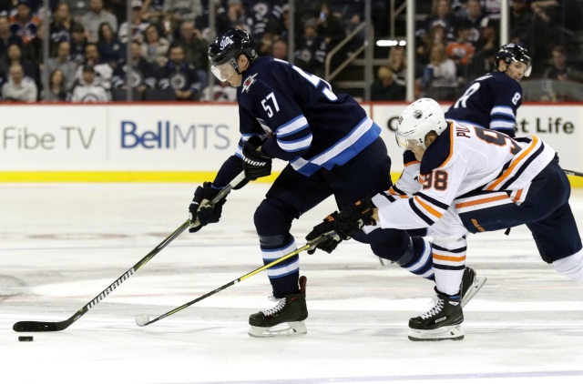 The Winnipeg Jets don't plan on trading Tyler Myers and the same can be said for the Edmonton Oilers and Jesse Puljujarvi, at least for the time being.