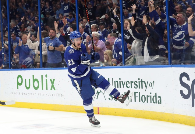 Brayden Point and the Tampa Bay Lightning won't talk contract until after the season.