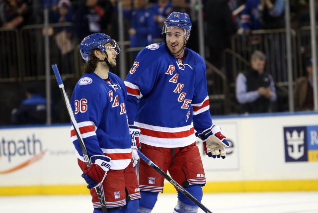 Kevin Hayes and Mats Zuccarello are two of the top 2019 NHL free agents in the metropolitan division.
