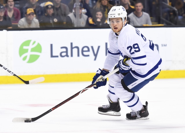 The Toronto Maple Leafs tell teams to let them know who they would/wouldn't trade for William Nylander.