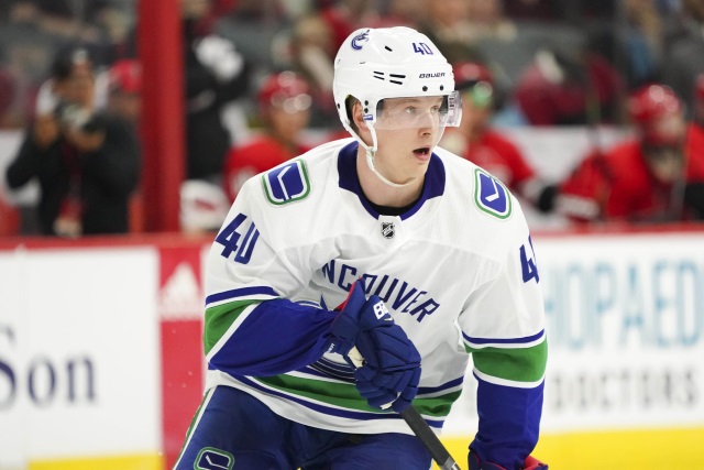 Vancouver Canucks rookie forward Elias Pettersson is turning heads every where he goes