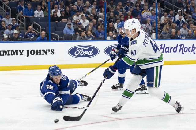 Elias Pettersson is the NHL's top rookie so far this season