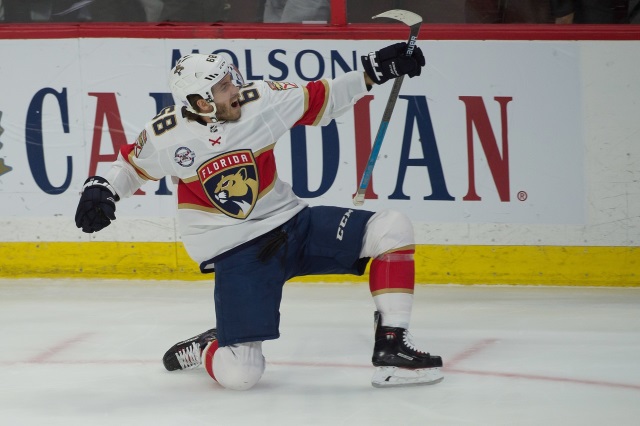A look at the Florida Panthers at the quarter mark of the season.